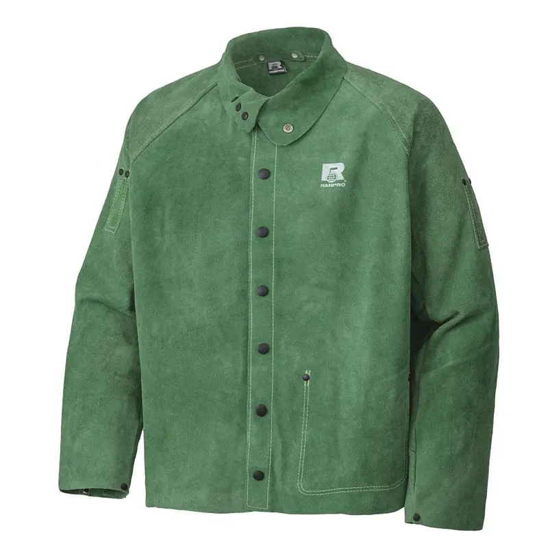Side-Split Leather Welding Jacket with Kevlar® Stitching – Pioneer WJ100