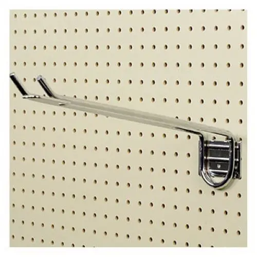 Siffron 12″ Dual-Prong Pegboard Tool Hook – Heavy-Duty Rake & Shovel Storage Peg