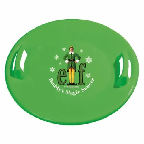 Slippery Racer SR710BDY 26-Inch Buddy the Elf Heavy-Duty Plastic Sled – Pack of 2