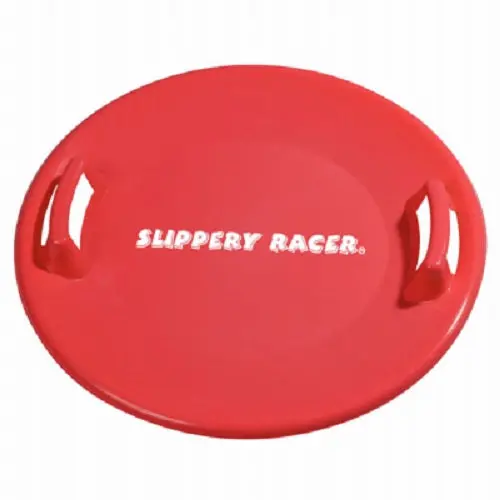 Slippery Racer SR710R 26-Inch Family-Friendly Snow Saucer – Pack of 3