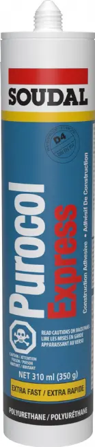 Soudal Purocol Express Silicone Sealant – Fast-Curing, Neutral-Cure Formula (Model 173166)