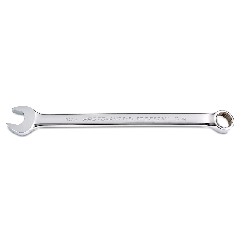 Stanley J1213M-T500 13 mm Full-Polish Combination Wrench – 12-Point Bright Polish
