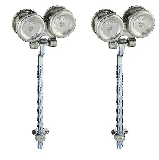 Stanley N174-268 Zinc-Plated Barn Door Trolley Hangers (2-Pack)