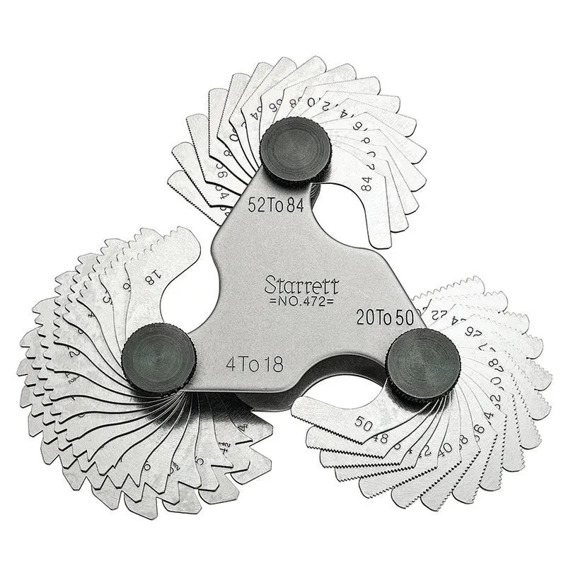 Starrett 472 Screw Pitch Gauge – Precision Thread Measurement Tool