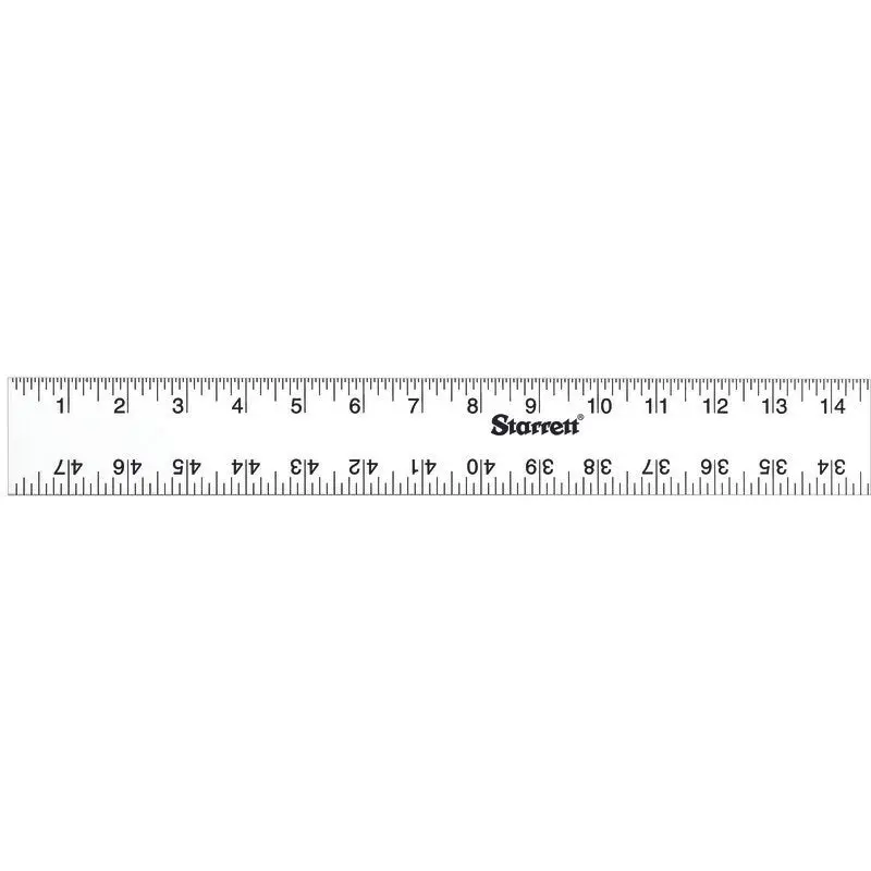 Starrett ASE-48 Aluminum Straight Edge Rule – 48-Inch Precision Layout Tool with Etched Graduations