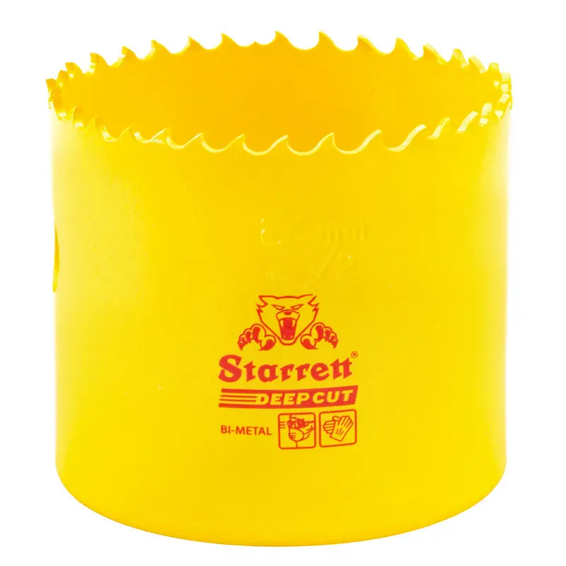 Starrett Deep-Cut 2-1/2-Inch (64mm) Hole Saw – DCH0212-G