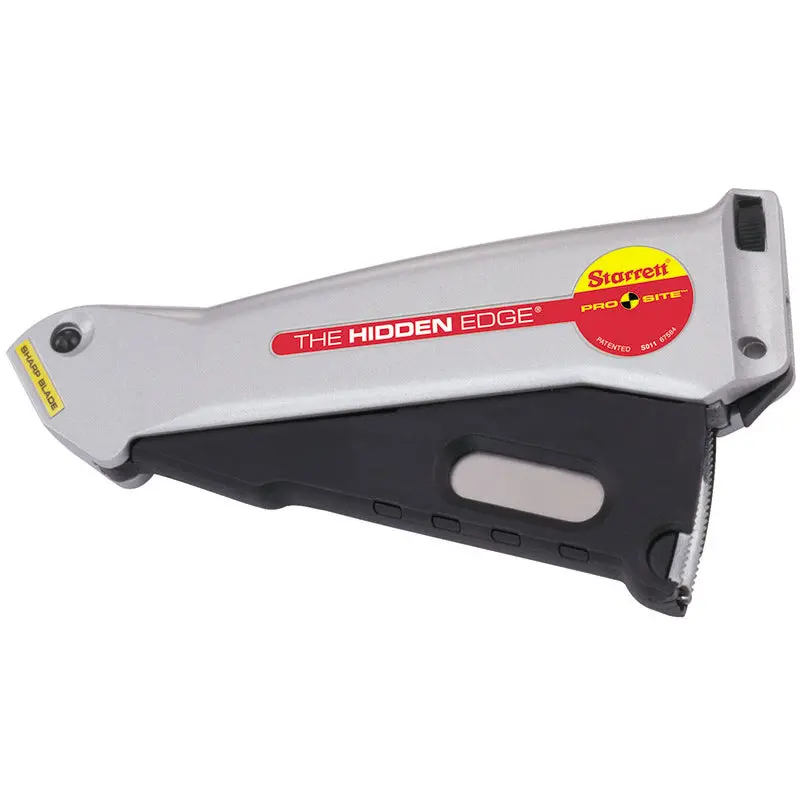 Starrett Hidden-Edge Utility Knife with Retractable Blade