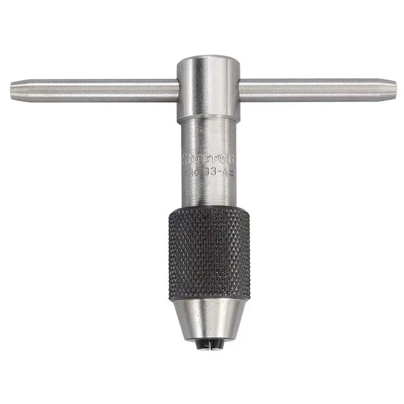 Starrett T-Handle Tap Wrench – 2-Inch (50 mm) Adjustable Hand Tap Wrench, Model 93A