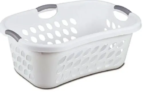 Sterilite Ultra Hip-Hold Laundry Hamper – 1.25 Bushel Capacity (Pack of 6)