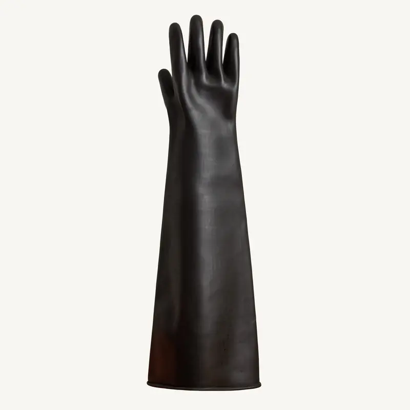 Superior Glove Chemstop Extra-Heavyweight Chemical-Resistant Gloves – 24″ Natural Rubber Latex, 43 Mil – L6043