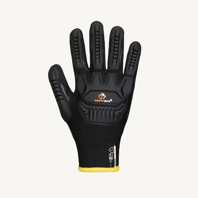 Superior Glove Dexterity® Latex-Palm Impact-Resistant Winter Gloves – Cold-Weather Protection, Model S15ALXVB