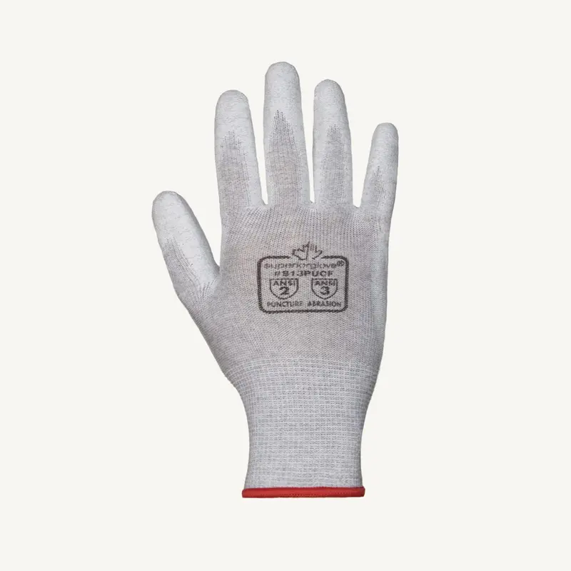 Superior Touch Electrostatic Dissipative PU-Coated Nylon Gloves – Non-Marring Design