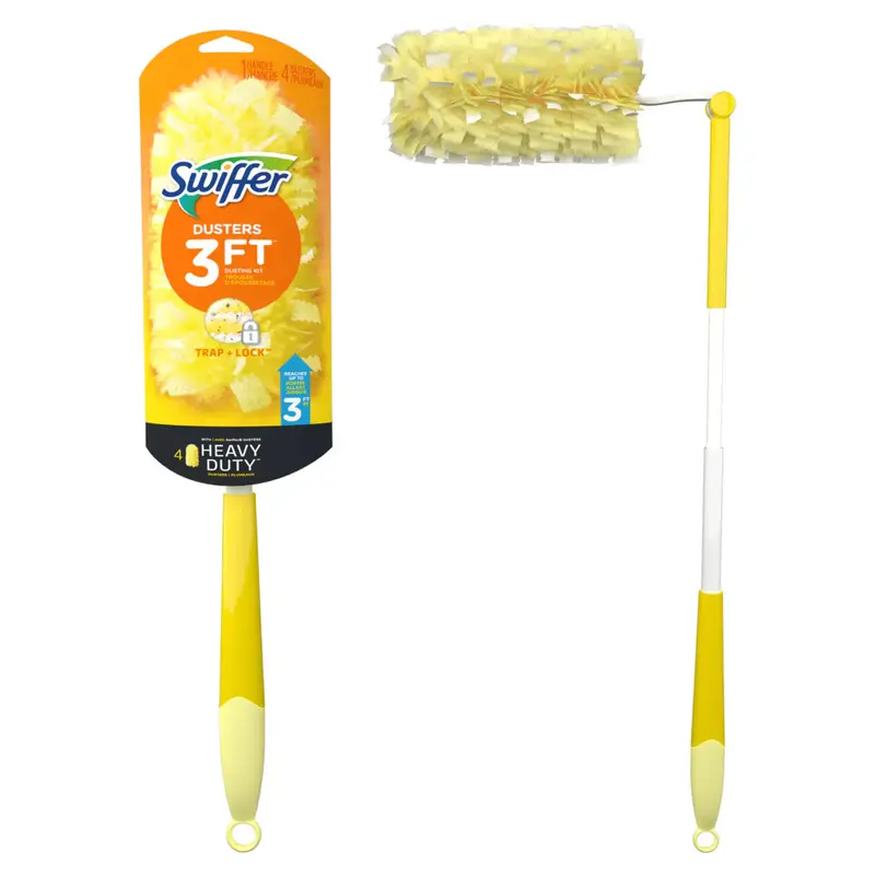 Swiffer 360° Extender Duster Kit – Adjustable Handle with Microfiber Refills