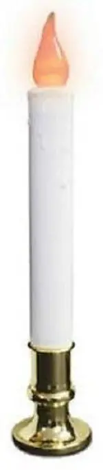 Sylvania V1517 9-Inch Electric Window Candle with Auto Shut-Off Timer – Pack of 6