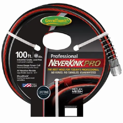 Teknor Apex GT8844-100 Neverkink Commercial Garden Hose – 5/8″ x 100 ft