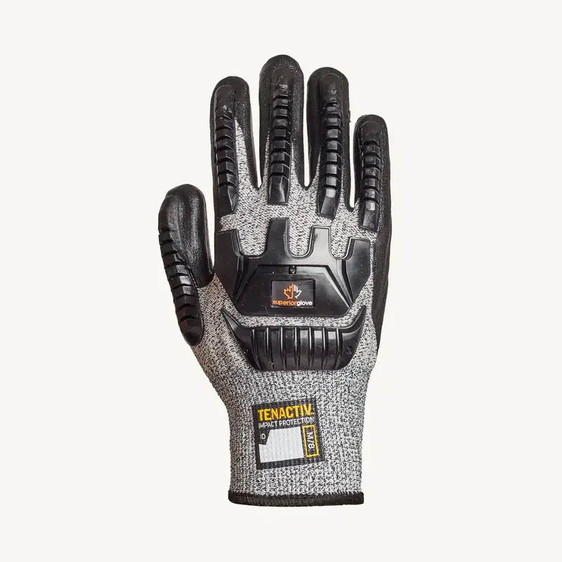 TenActiv Anti-Impact Work Gloves – TPR-Reinforced Composite Yarn Construction, STAFGFNVB