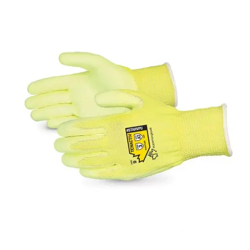TenActiv Cut-Resistant Gloves – PU-Coated Composite Yarn for Enhanced Grip and Protection, STAHVPU