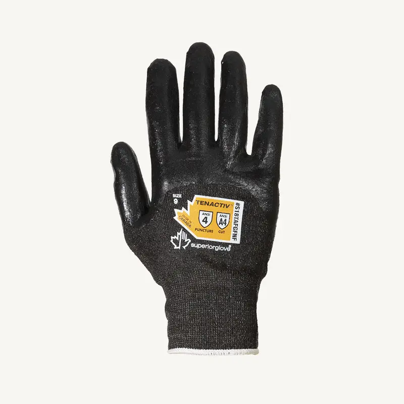 TenActiv Ultra-Fine Foam Nitrile Gloves – Composite Filament Fiber, Superior Dexterity & Grip (S18TAFGFNF)