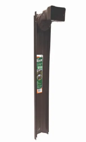 Thermwell Adjustable Flip-Up Downspout Extender – Brown, Extendable (Pack of 6)