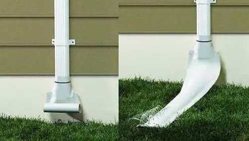 Thermwell DE46WH White 46-Inch Auto Roll-Up Downspout Extenders (Pack of 10)