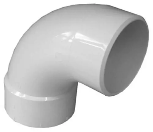Tigre 3-Inch Schedule 40 PVC Long-Sweep 90° Street Elbow for Plumbing Systems