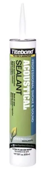 Titebond Green Choice Acoustical Sealant – 29 oz White Sound-Dampening Caulk