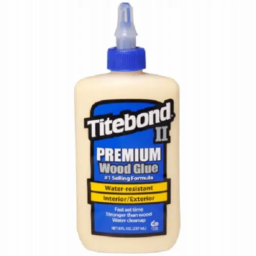 Titebond II Premium Wood Glue by Franklin – 8 oz Bottle (Pack of 2)