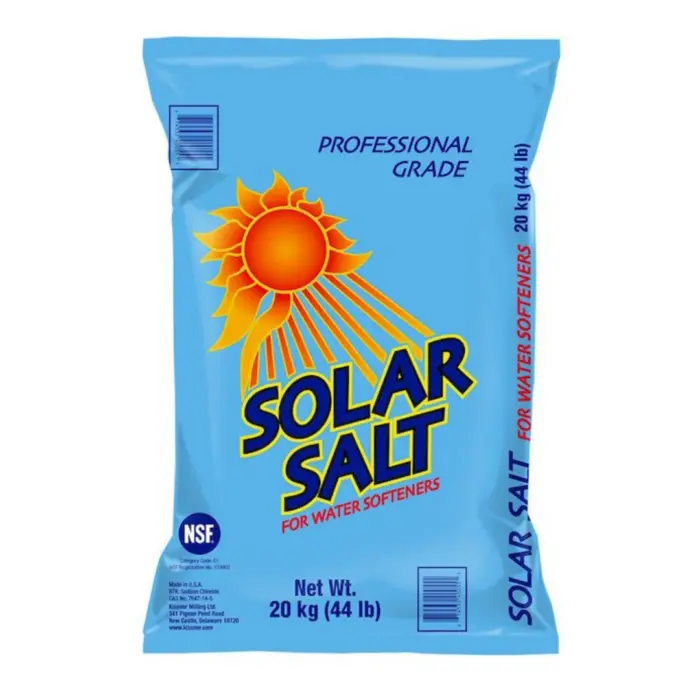 Toronto Salt & Chemicals Solar Salt for Water Softeners – 20 kg (44 lb) Bag, UPC 1410908100
