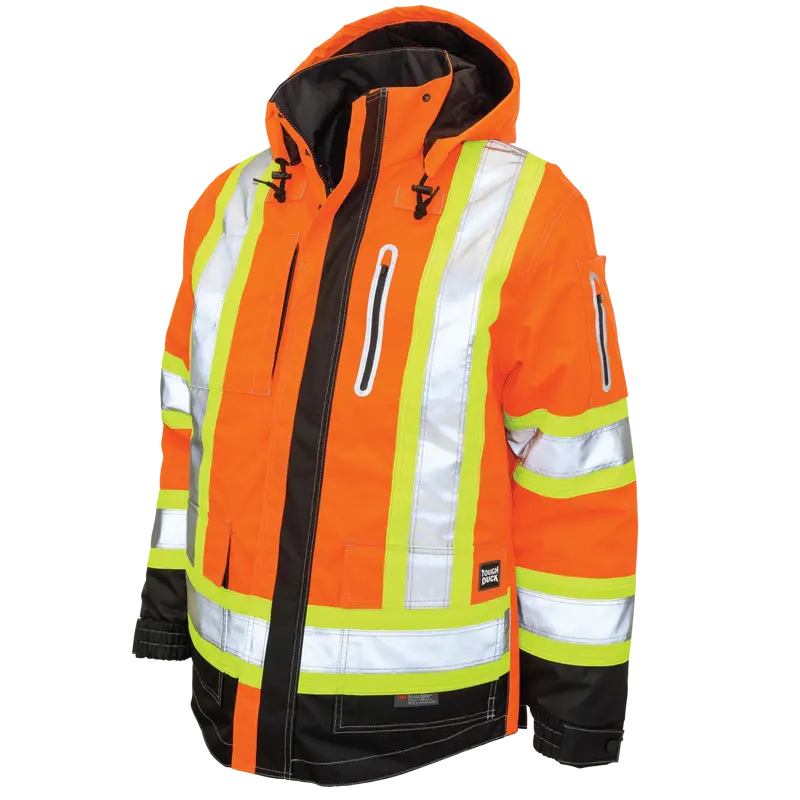Tough Duck S187 Ripstop 4-in-1 Convertible Safety Jacket