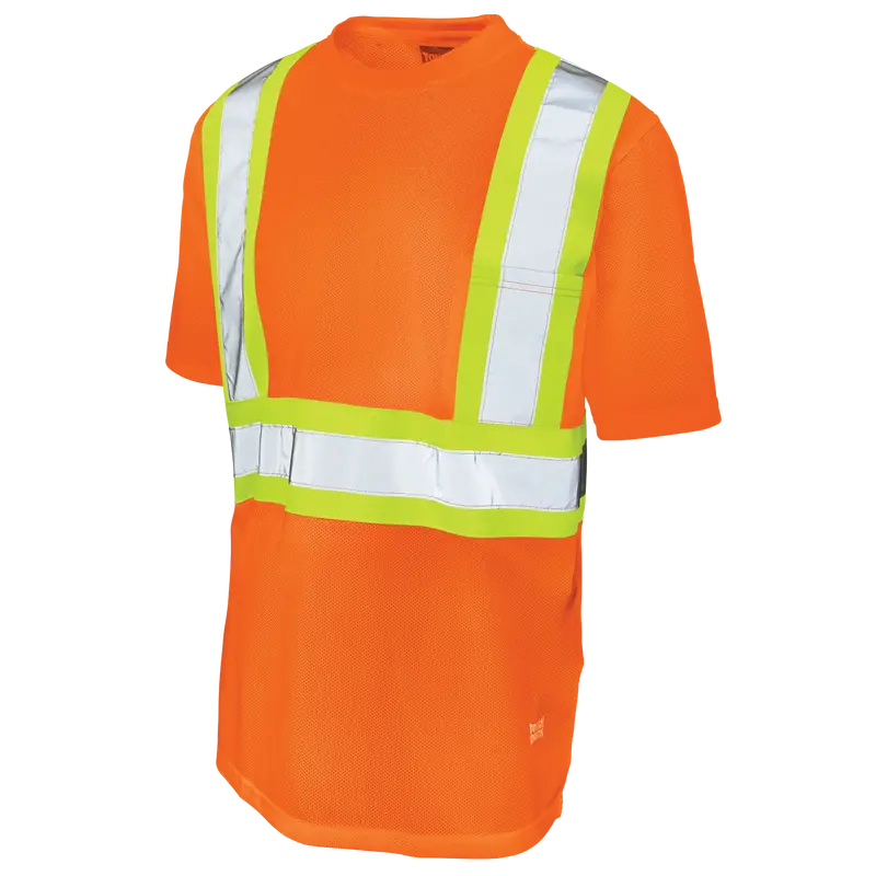 Tough Duck S392 Pocket-Featured Micro Mesh Safety T-Shirt