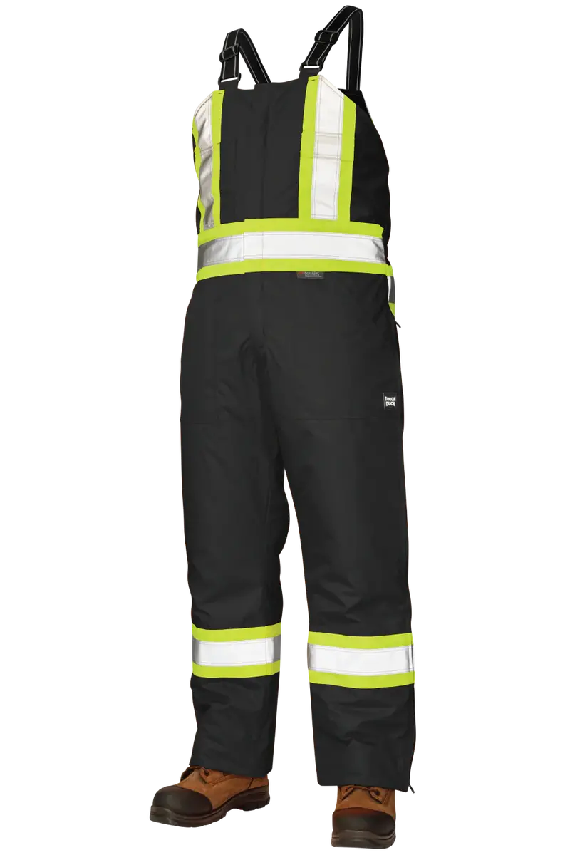 Tough Duck S798 Insulated Poly Oxford Bib Overalls for Safety Work