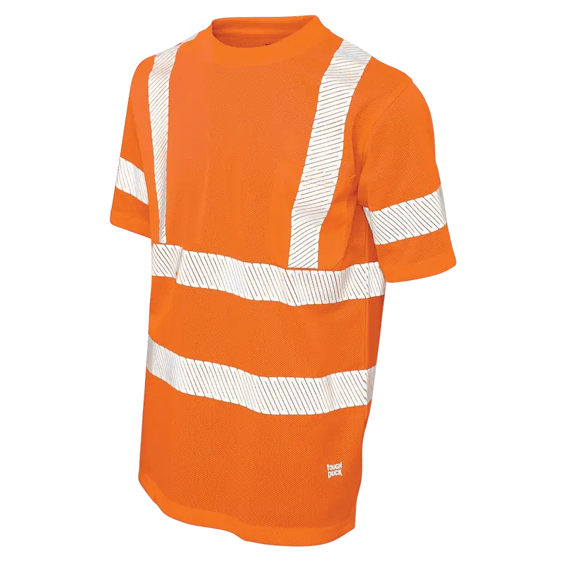 Tough Duck ST07 Micro Mesh Safety T-Shirt with Utility Pocket