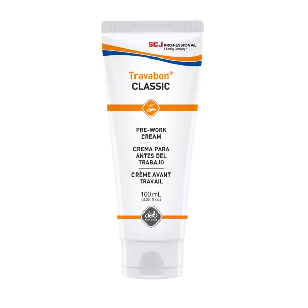 Travabon Classic Hand Cream – 100 mL Tubes (Case of 12)