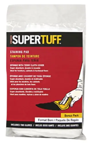 Trimaco 10101 SuperTuff Staining Pad Kit with Complimentary Gloves