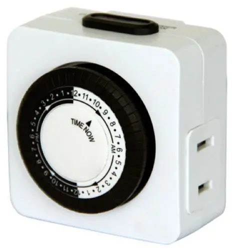 Tru-Guard 59428TV Plug-In Timer Pack: 6 Indoor 24-Hour Mechanical Electrical Timers