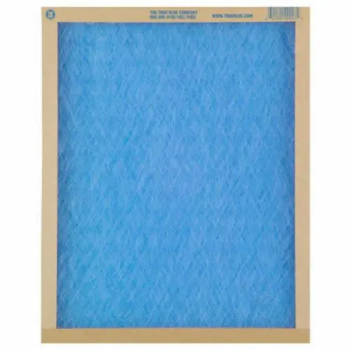 True Blue 20x20x1 MERV 2 Disposable Spun Fiberglass Furnace Filter – 12-Count