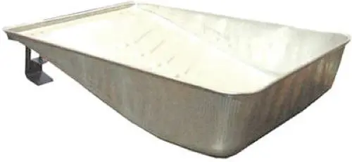 True Value 9.5-Inch Deep-Well Metal Paint Tray with Toggle Legs