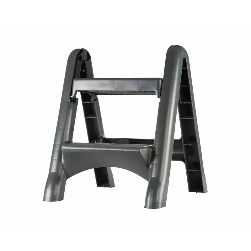 Two-Tier Folding Step Stool – Compact, Stable Aluminum Stool for Light Tasks (5251)