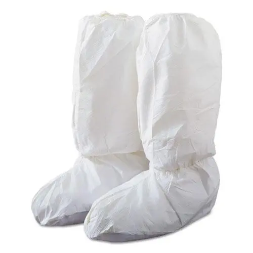 Tyvek® IsoClean Boot Covers – DuPont, 15″ Height, White (100 Pairs per Case), IC444S