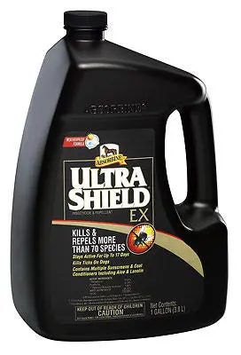 UltraShield EX Fly Spray by WF Young – Insect Repellent for Horses & Dogs (430870)