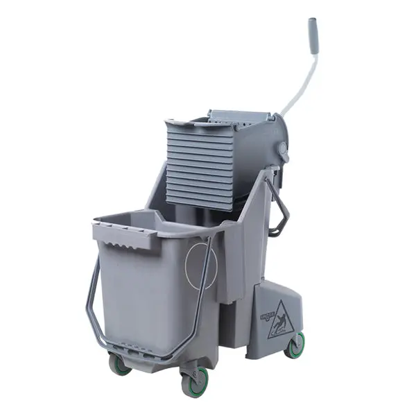 Unger SmartColor Dual-Bucket Cleaning System – 32-Quart Capacity, Color-Coded Design (Model COMBG)