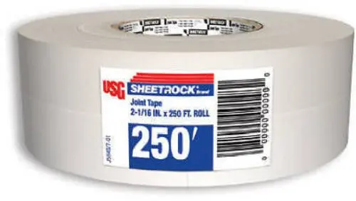 US Gypsum 382175 Sheetrock Wallboard Tape (2-1/16″ × 250 ft) – 5-Roll Pack