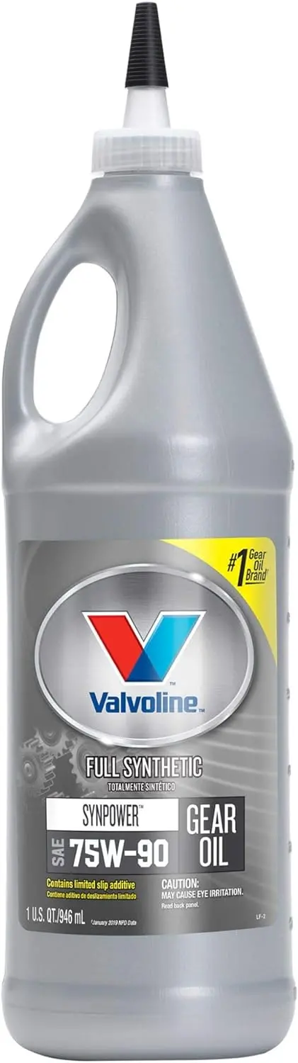 Valvoline SynPower Synthetic Gear Oil – SAE 75W-90, 1-Quart Bottle