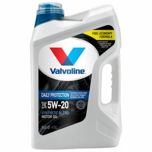 Valvoline Synthetic Blend Motor Oil – 5W-20, 5 Quart Bottle for Enhanced Engine Protection