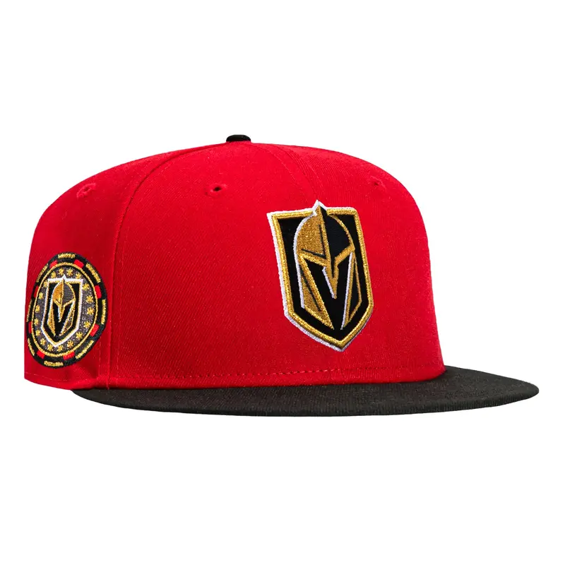 Vegas Golden Knights Chip-Inspired 59Fifty Cap – Red & Black