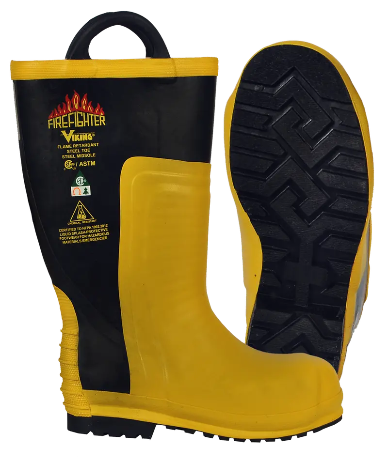 Viking Firefighter® Chainsaw-Resistant Boots – VW91 Protective Footwear