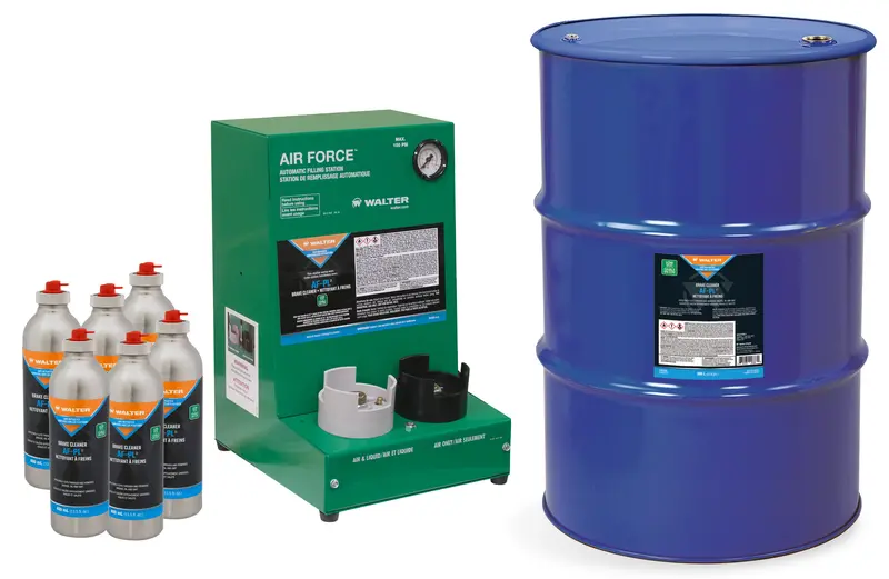 Walter AIR FORCE Heavy-Duty Brake Cleaner – Plastic-Safe, Fast-Drying Formula – 53M012AFPLLVD / 53M012AFPLLVP