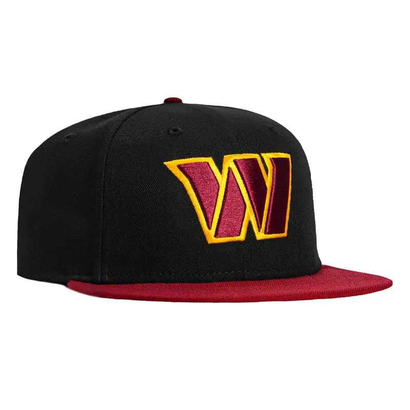 Washington Commanders New Era 59Fifty Color-Blocked Cap – Black & Cardinal