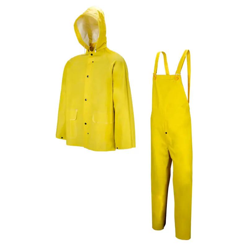 Wasip 401 Tornado Rain Suit – Heavy-Duty Waterproof Full Coverage Ensemble, Yellow High-Visibility Design (R401Y)