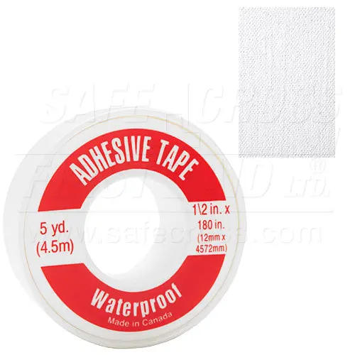 Waterproof Medical Tape – Safecross First Aid, 1.27 cm × 4.6 m (07045)